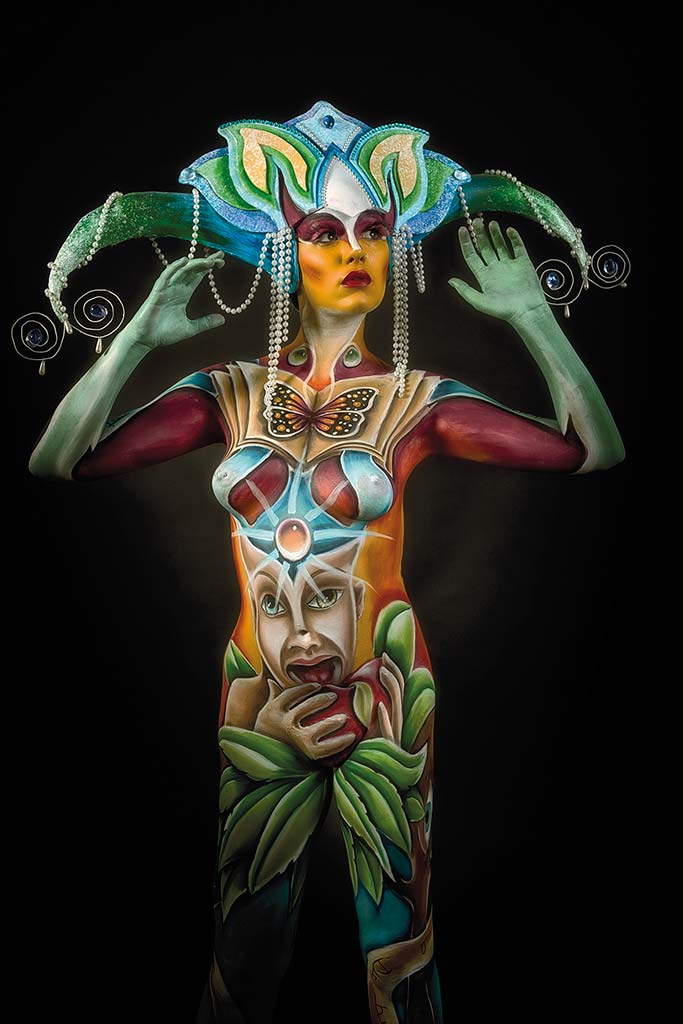 Bodypainter, Pittrice, Pitture murali | Marzia Bedeschi: italian body festival 2015
