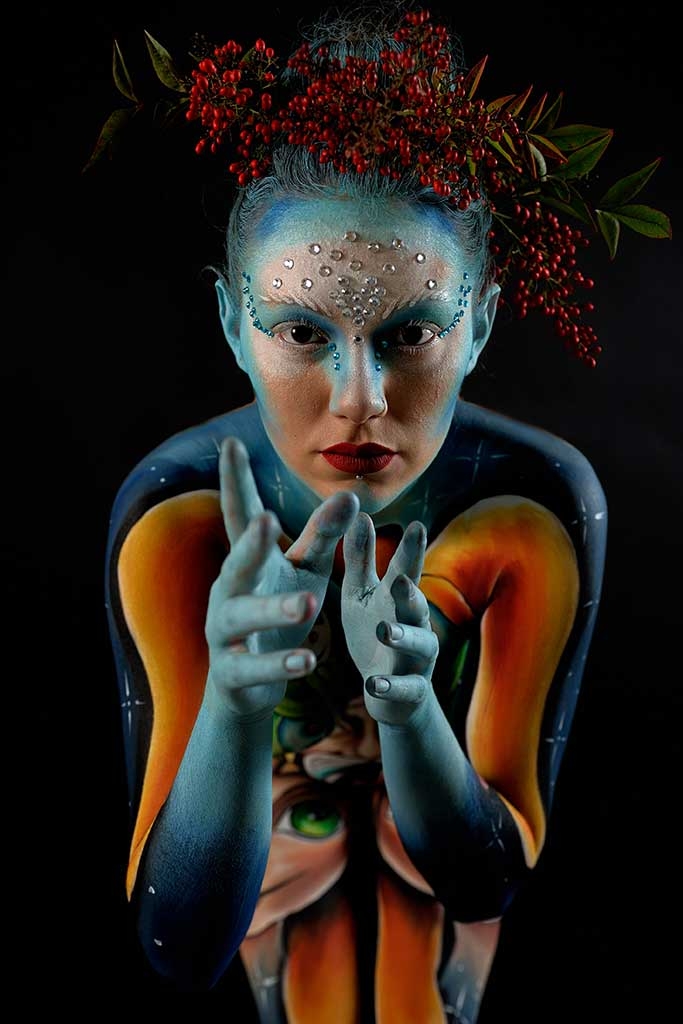Body Painting, Body Art, Face Painting | Marzia Bedeschi - Merry Christmas 2016